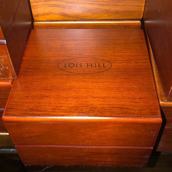 LOIS HILL Watch Sterling Silver Thai Weave Bracelet Blue Face Watch - Picture 4 of 13